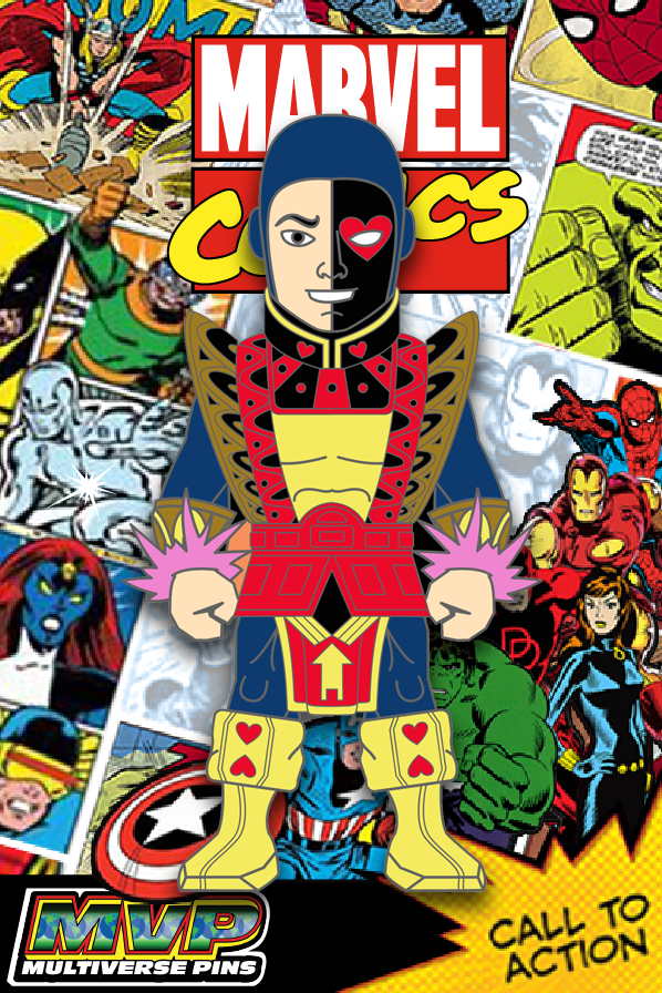 Marvel Comics JACK OF HEARTS Micro Pin MultiVersePins| MultiVersePins