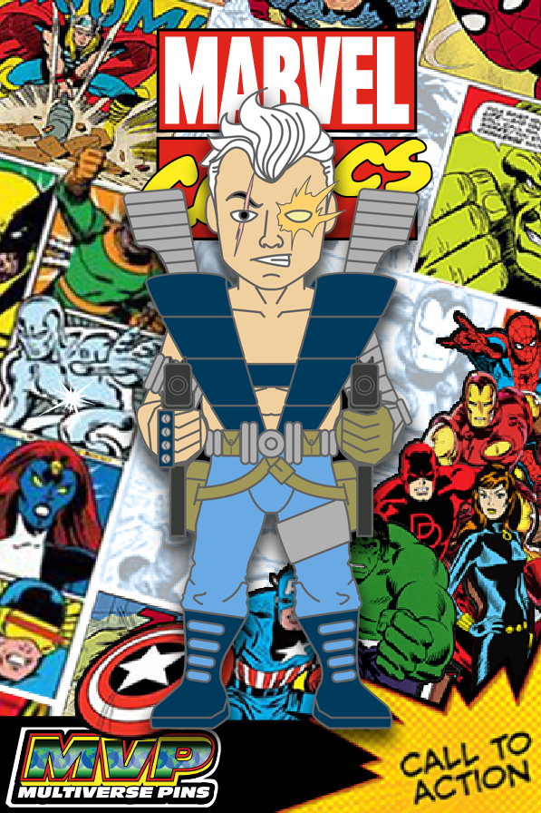 Marvel Comics CABLE Character pin PHASE 6 MultiVersePins| MultiVersePins