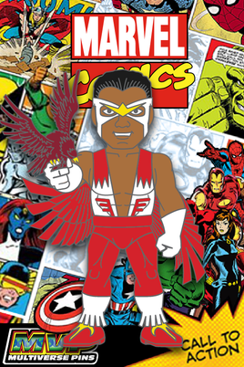 Marvel Comics FALCON Character Pin Phase 10 MultiVersePins