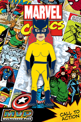 Marvel Comics HELLCAT Character Pin Phase 7 MultiVersePins