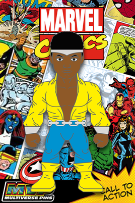 Marvel Comics LUKE CAGE (Power Man) Character Pin Phase 9 MultiVersePins