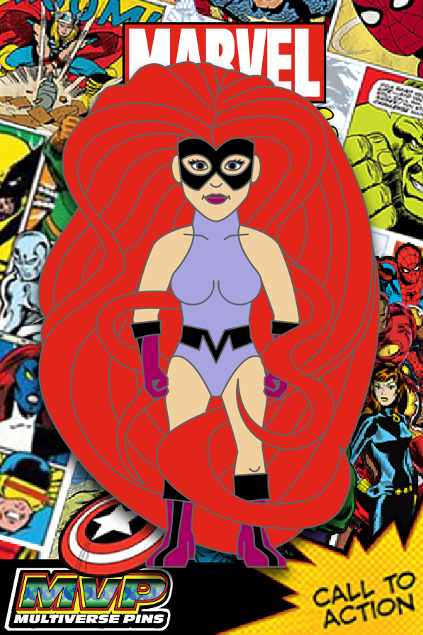 Marvel Comics MEDUSA Character pin MultiVersePins| MultiVersePins