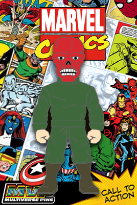 Marvel Comics RED SKULL Character Pin Phase 8 MultiVersePins