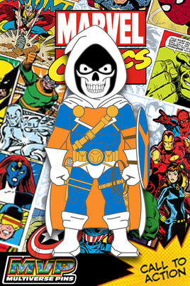 Marvel Comics TASKMASTER Character Pin MultiVersePins