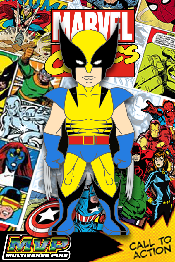 Marvel Comics WOLVERINE Micro Pin MultiVersePins| MultiVersePins